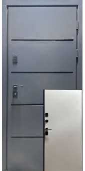 Вхідні двері Форест грей вулиця 3 контура Комфорт